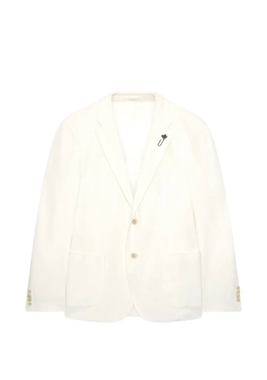 Lardini single-breasted blazer - Neutrals