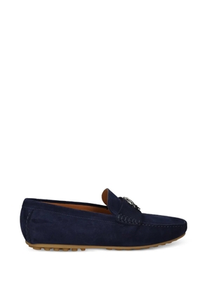 Roberto Cavalli logo-plaque loafers - Blue