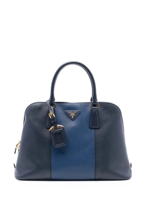 Prada Pre-Owned 2000-2026 Medium Bicolor Saffiano Lux Promenade satchel - Blue