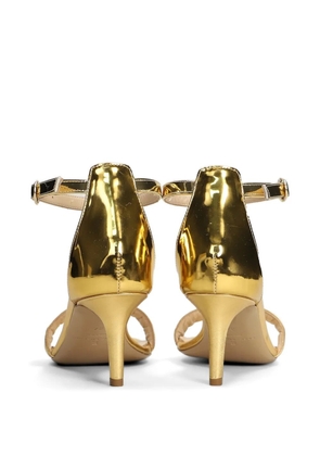 Fabio Rusconi metallic-effect ankle-strap sandals - Gold