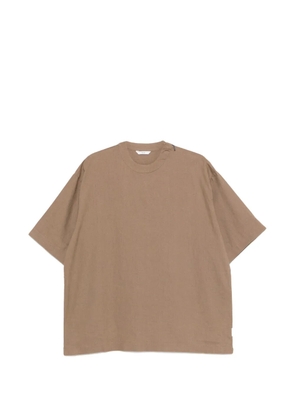 Hevo shoulder-zip T-shirt - Neutrals