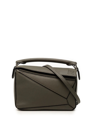 Loewe Pre-Owned 2020 Mini Calfskin Puzzle satchel - Brown