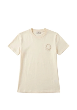 Moncler logo-patch T-shirt - Neutrals