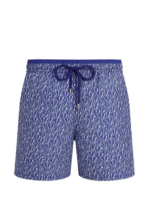 Vilebrequin graphic-shell swim shorts - Blue