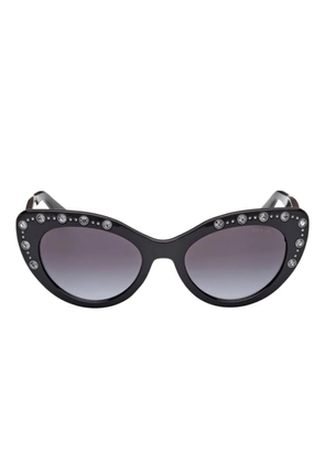 GUESS EYEWEAR cat-eye sunglasses - Black
