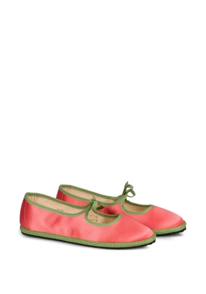 Vibi Venezia Brigitte bow-detail ballet flats - Pink