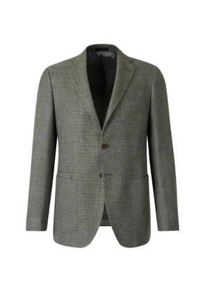 Scabal Kenton notch-lapels blazer - Green