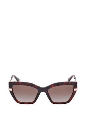 GUESS USA cat-eye sunglasses - Brown