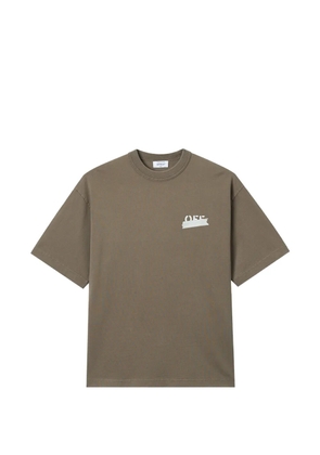 Off-White Arrows-print T-shirt - Brown