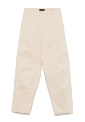 Emporio Armani raised-seam trousers - Neutrals