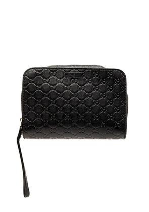 Gucci Pre-Owned 2000-2015 Guccissima clutch bag - Black