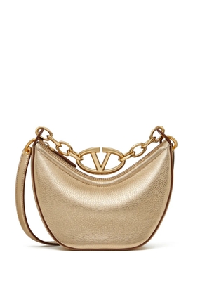 Valentino Garavani mini VLogo Moon shoulder bag - Gold