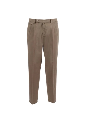 Briglia 1949 pleated-front tapered trousers - Neutrals