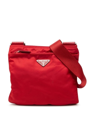 Prada Pre-Owned 2013-2026 Tessuto Zip Top crossbody bag - Red