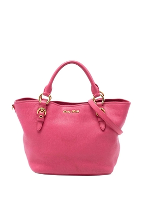 Miu Miu Pre-Owned 2021-2025 Vitello Phenix satchel - Pink
