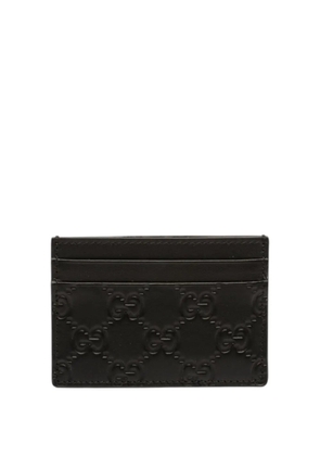 Gucci Pre-Owned 2000-2015 Guccissima card holder - Black