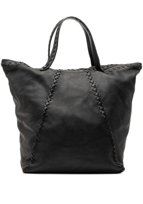 Bottega Veneta Pre-Owned 2008 Intrecciato Trimmed Cervo tote bag - Black