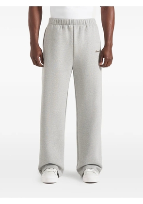 Manière De Voir Morgan logo-embroidered track pants - Grey
