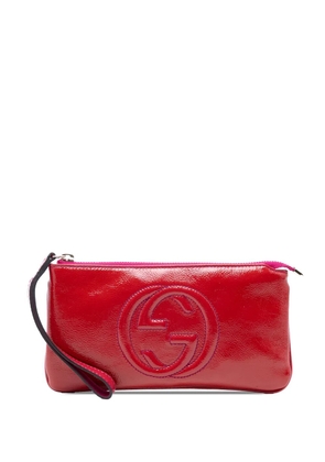 Gucci Pre-Owned 2000-2015 Patent Soho Wristlet pouch - Pink