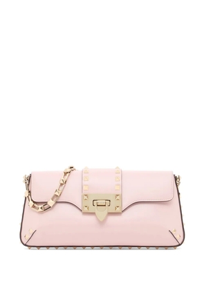 Valentino Garavani Rockstud calfskin shoulder bag - Pink