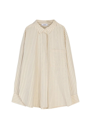 Stylein Jansell striped oversized shirt - Neutrals