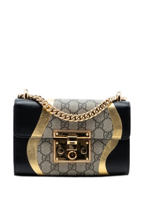 Gucci Pre-Owned 2016-2026 Small GG Supreme Osiride Padlock crossbody bag - Neutrals