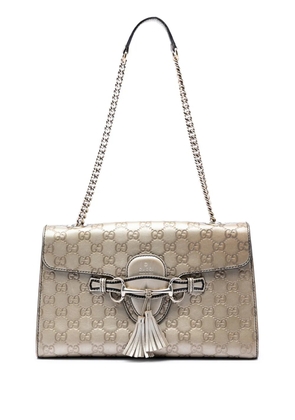 Gucci Pre-Owned 2016-2026 Medium Guccissima Emily shoulder bag - Gold