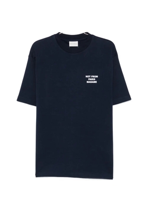 Drôle De Monsieur slogan-print T-shirt - Blue