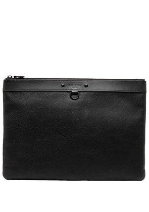 Louis Vuitton Pre-Owned 2018 Monogram Shadow Discovery Pochette clutch bag - Black