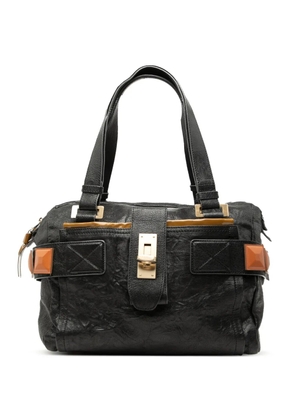 Chloé Pre-Owned 2008 Leather Audra shoulder bag - Black