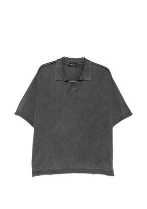AROVESCIO faded-effect T-shirt - Grey