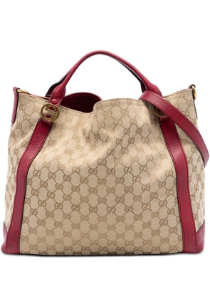 Gucci Pre-Owned 2016-2026 GG Canvas Miss GG satchel - Red