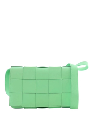 Bottega Veneta Pre-Owned 2012-2026 Nappa Intrecciato Cassette crossbody bag - Green