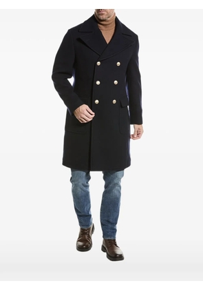 Brunello Cucinelli double-breasted wool-blend coat - Blue