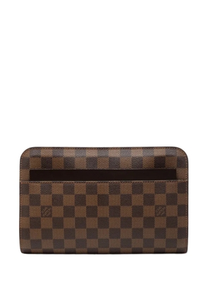 Louis Vuitton Pre-Owned 2000 Damier Ebene Saint Louis Pochette clutch bag - Brown