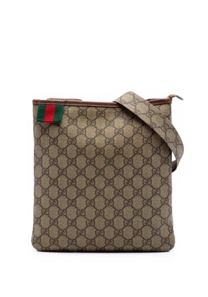 Gucci Pre-Owned 2016-2025 GG Supreme Web crossbody bag - Neutrals
