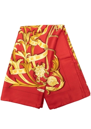 Hermès Pre-Owned 1990-2010 Le Mors A La Conetable Silk Scarf 90 scarves - Red