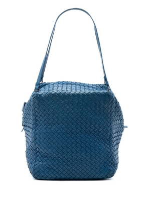 Bottega Veneta Pre-Owned 2012-2026 Nappa Intrecciato Cube shoulder bag - Blue