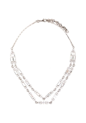 Alessandra Rich crystal-embellished necklace - Silver