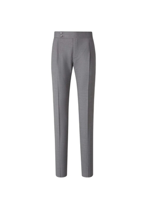 Scabal pleated side-adjuster trousers - Grey