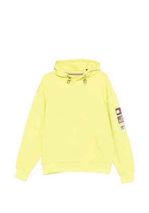 Tommy Hilfiger logo-patch hoodie - Yellow