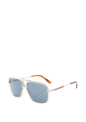 Gucci Pre-Owned pilot frame sunglasses - Neutrals