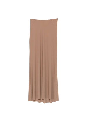 Amazuìn Luna flared maxi skirt - Neutrals