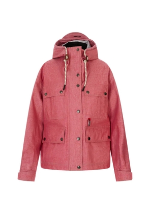 Moncler Grenoble hooded press-stud jacket - Pink