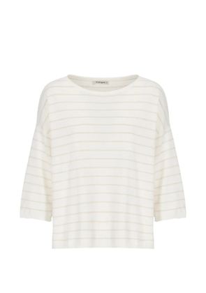 Kangra striped cotton T-shirt - White