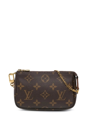 Louis Vuitton Pre-Owned 2021 Monogram Mini Pochette Accessoires handbag - Brown