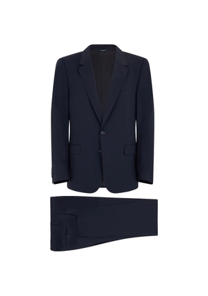 Dolce & Gabbana single-breasted virgin-wool suit - Blue
