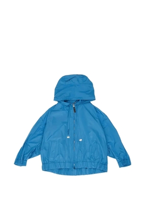 'S Max Mara hooded box-pleat jacket - Blue