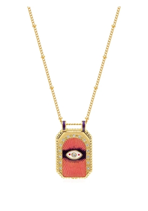 Nialaya Jewelry evil-eye pendant necklace - Gold