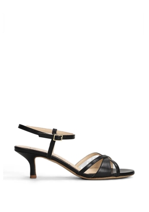 Fabio Rusconi criss-cross kitten-heel sandals - Black